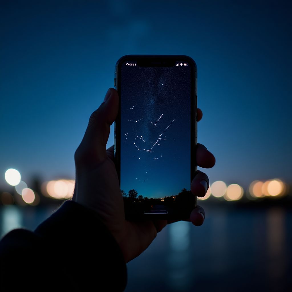 Star identification mobile app